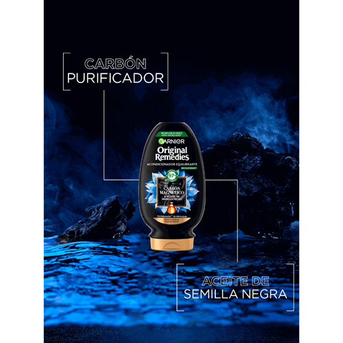 Acondicionador Carbón Magnético 250 ml | Garnier Chile