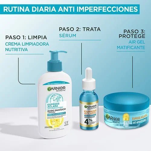 GEL LIMPIADOR CREMA HIDRATANTE ANTI-IMPERFECCIONES CON ÁCIDO SALICÍLICO Y CERAMIDAS PARA PIEL SENSIBLE