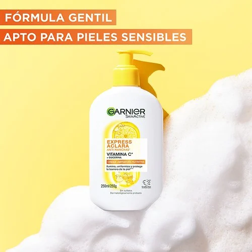 GEL LIMPIADOR CREMA HIDRATANTE ANTI MANCHAS CON VITAMINA C