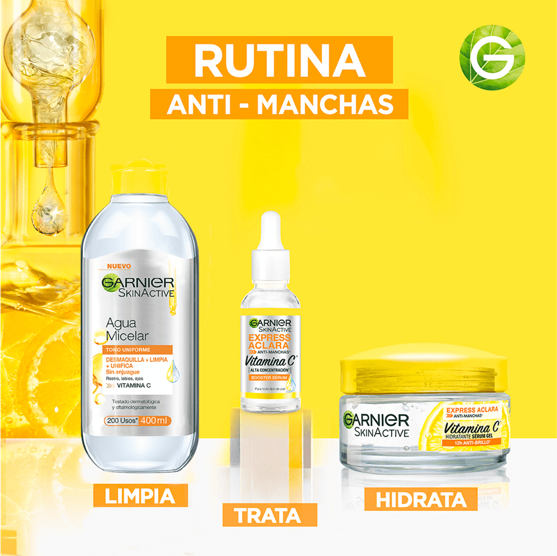 Crema Gel Hidratante Express Aclara Garnier Garnier