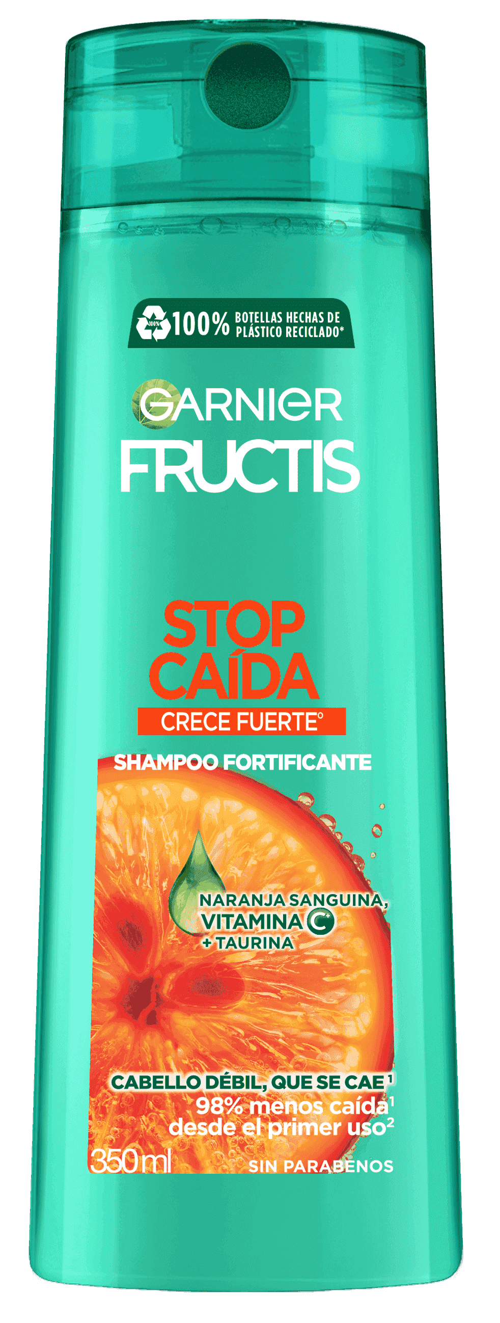 Fortalece tu pelo con nuestro Serum Stop Caída Crece Fuerte, formulado con Naranja Energizante y un shot de Vitamina C + Taurina, para evitar hasta un 98% la caída de tu pelo. Todos nuestros productos son cruelty free.