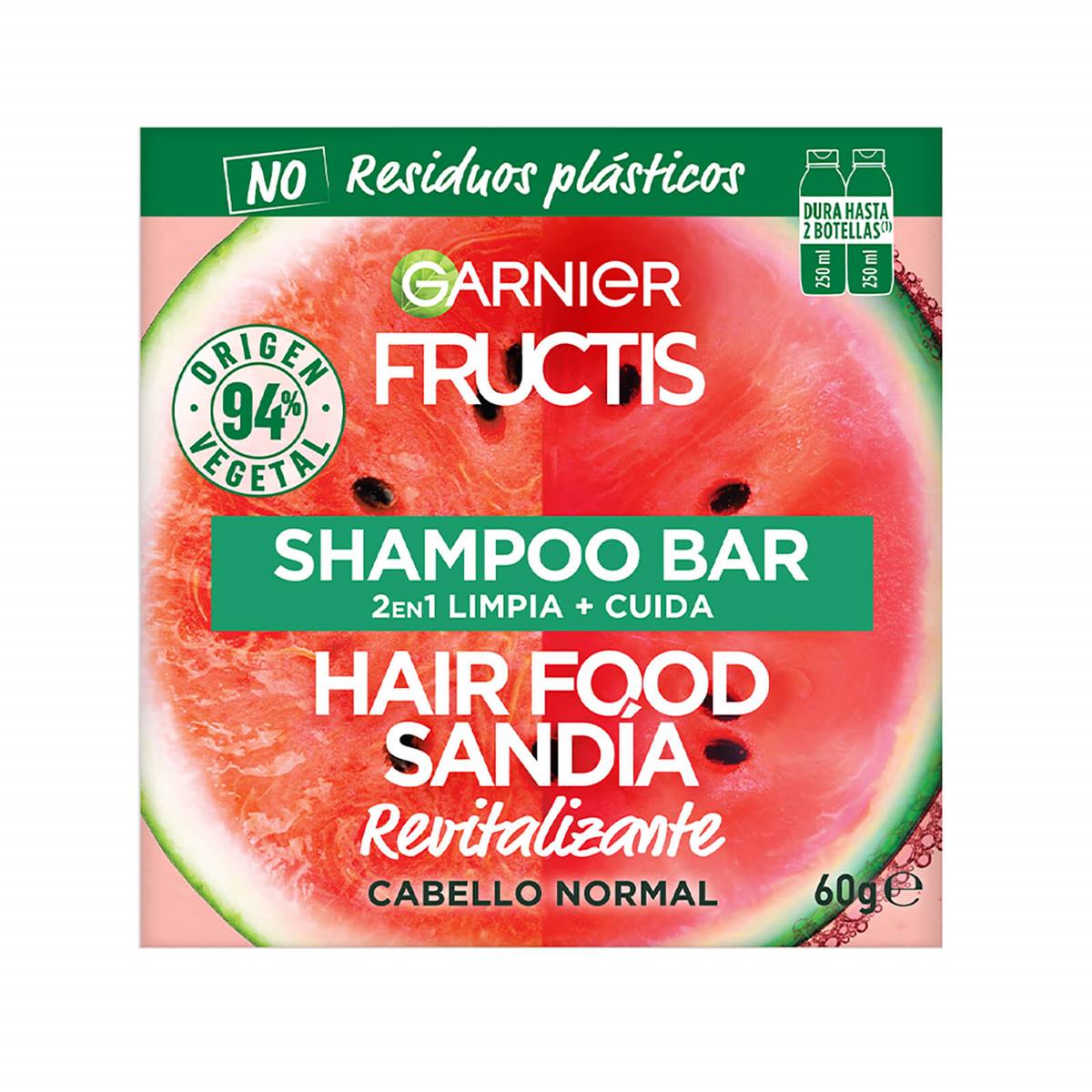 GarnierFructis Hair Food BarraShampoo en Barra Sandía