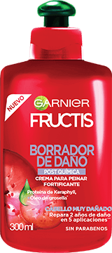 crema para peinar borrador de daños
