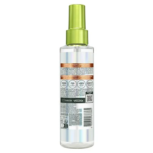 Garnier Fructis Liso Diamante imagen trasera del producto