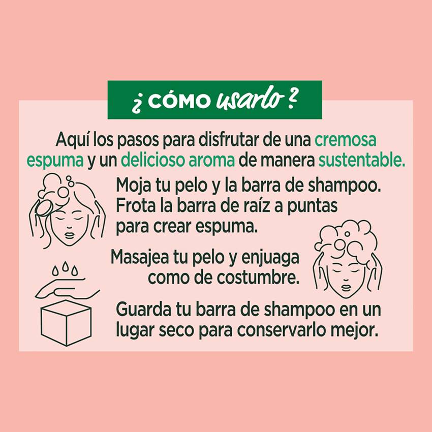 GarnierFructis Hair Food BarraShampoo en Barra Sandía