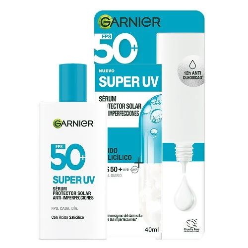 Bloqueador toque seco Garnier Super UV Anti Imperfecciones
