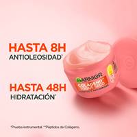 Crema para piel oleosa e hidratante hasta por 8 horas con colageno, vitamina C y niacinamida para corregir arrugas y lineas de expresion de la cara, frente y boca Toque Seco Garnier