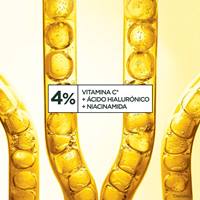 Crema anti despigmentante antimanchas efectiva para la cara Toque Seco Garnier para piel grasa en Chile de hombres y mujeres con vitamina C, acido hialuronico y niacinamida
